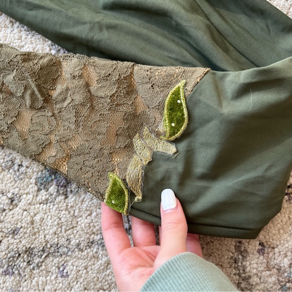 Custom One Piece Forest/Nature Acro Dance Costume - Picture 2 of 7